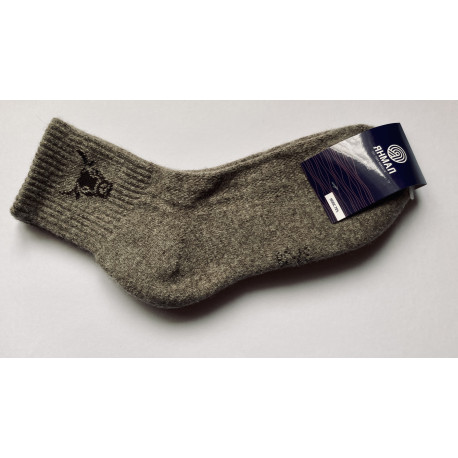 Ponožky z jačí vlny šedéšedobéžové vel. 40-42