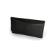 Jednoduchá kožená peněženka v černé barvě