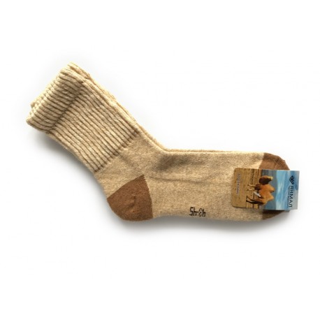 Ponožky z velbloudí vlny béžové