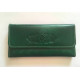 Luxusní kožená peněženka zelená