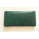 Luxusní kožená peněženka zelená